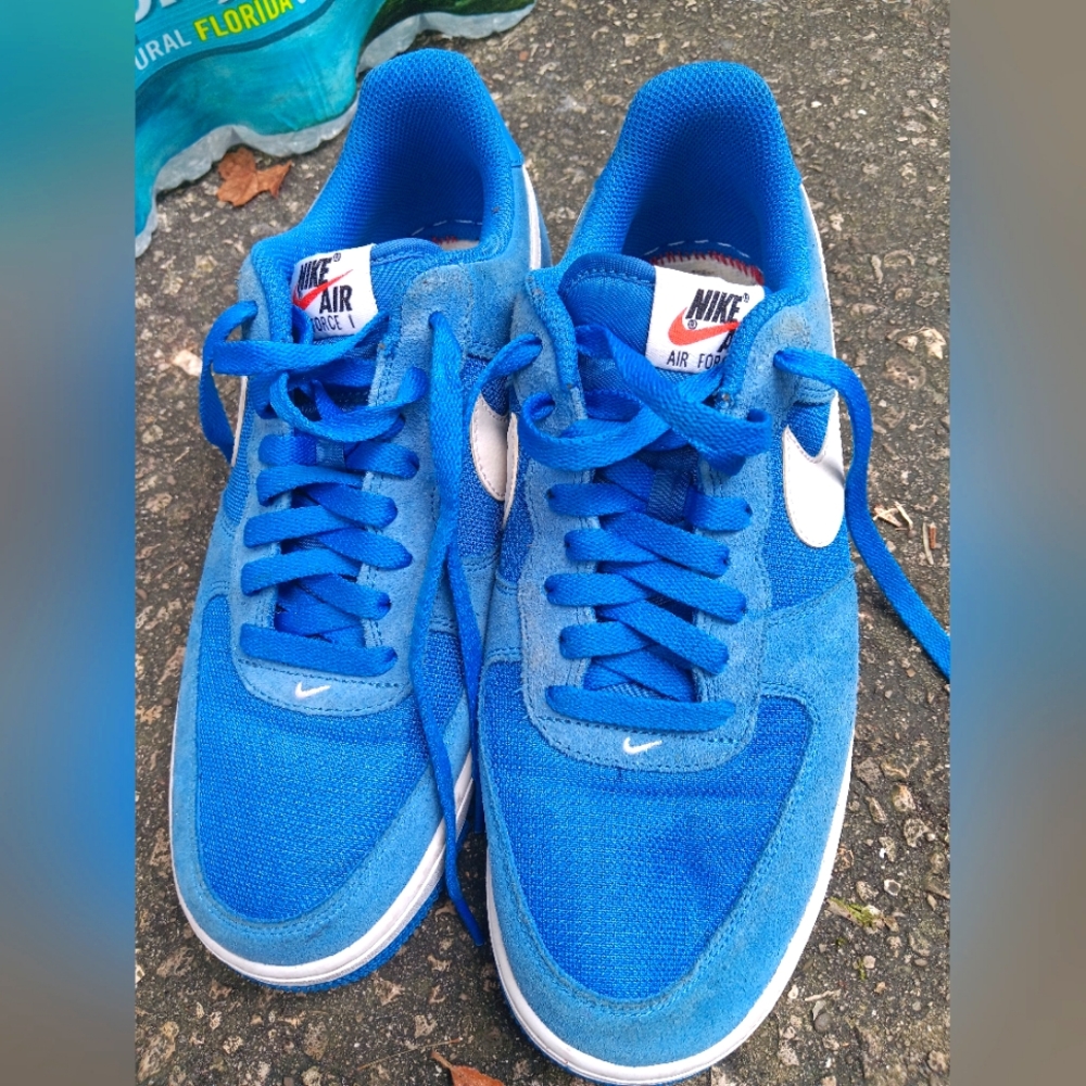 Air force 1 Carolina blue canvas size 8